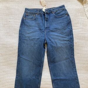 Doen, Wide Leg Denim, 100% Cotton, size 31